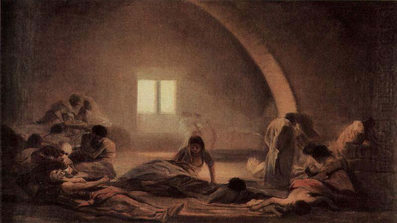 Francisco de Goya Das Pestlazarett china oil painting image